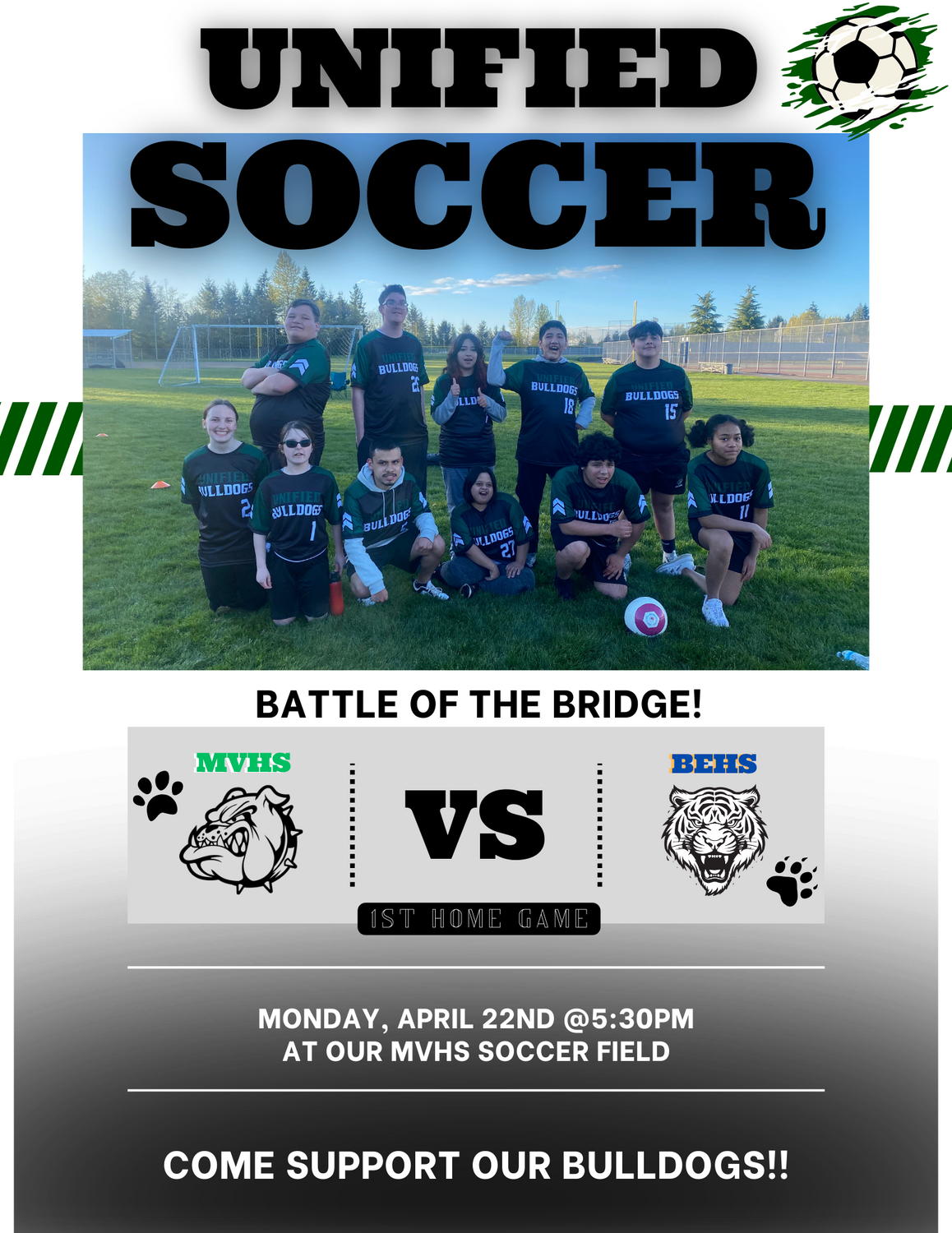 Unified Soccer game info