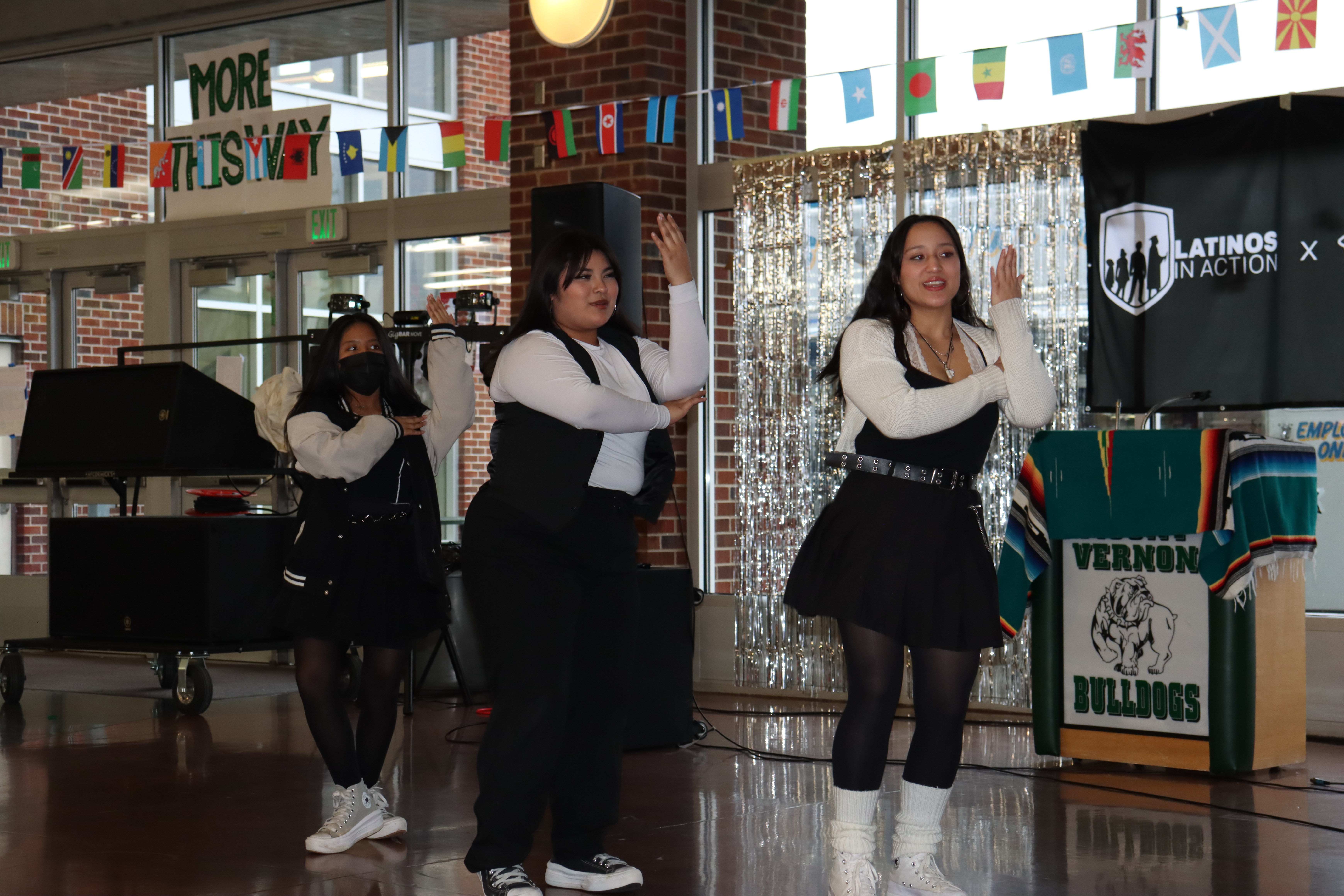 Students dancing traditional dances