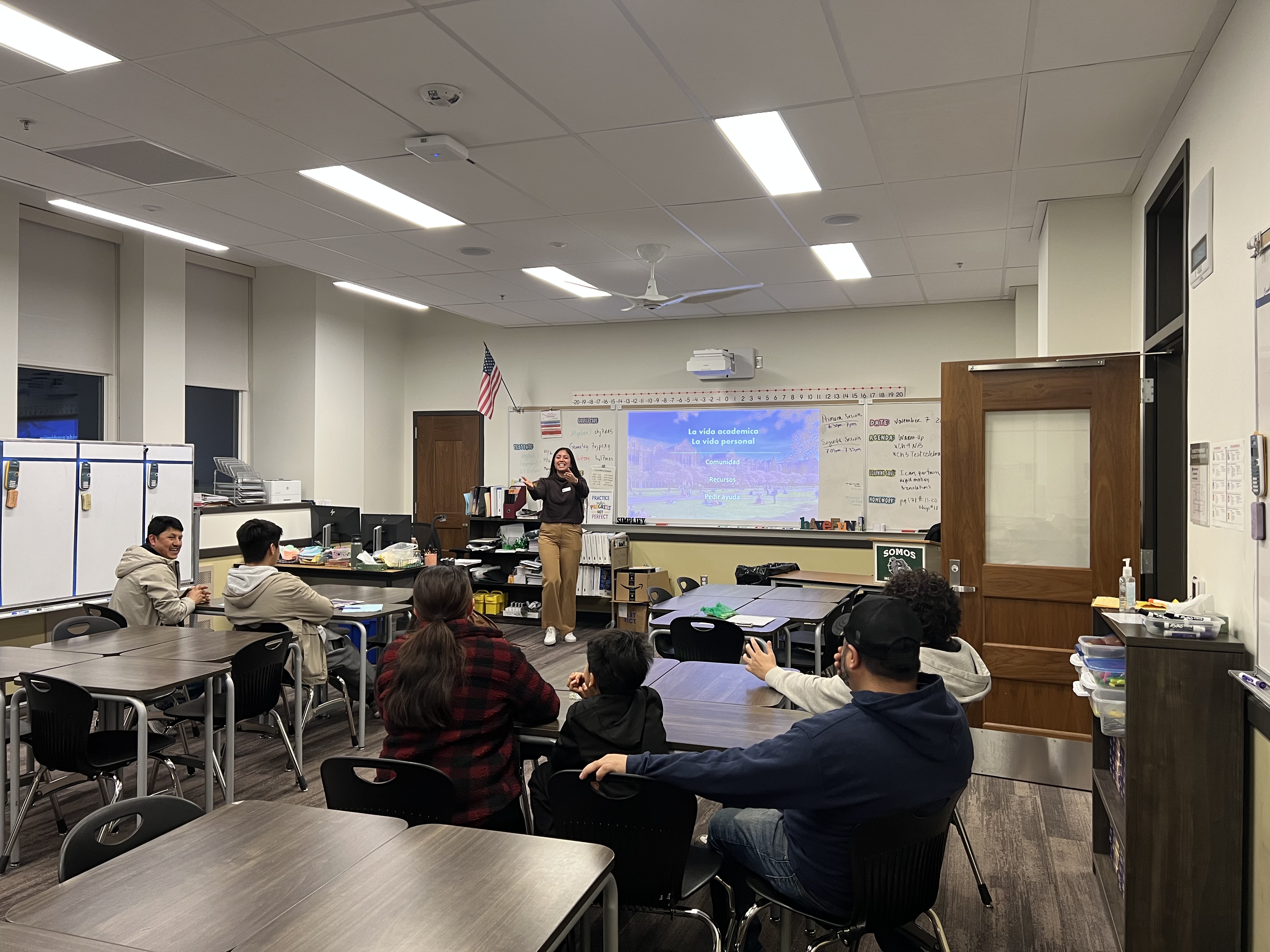 college and career night attendees