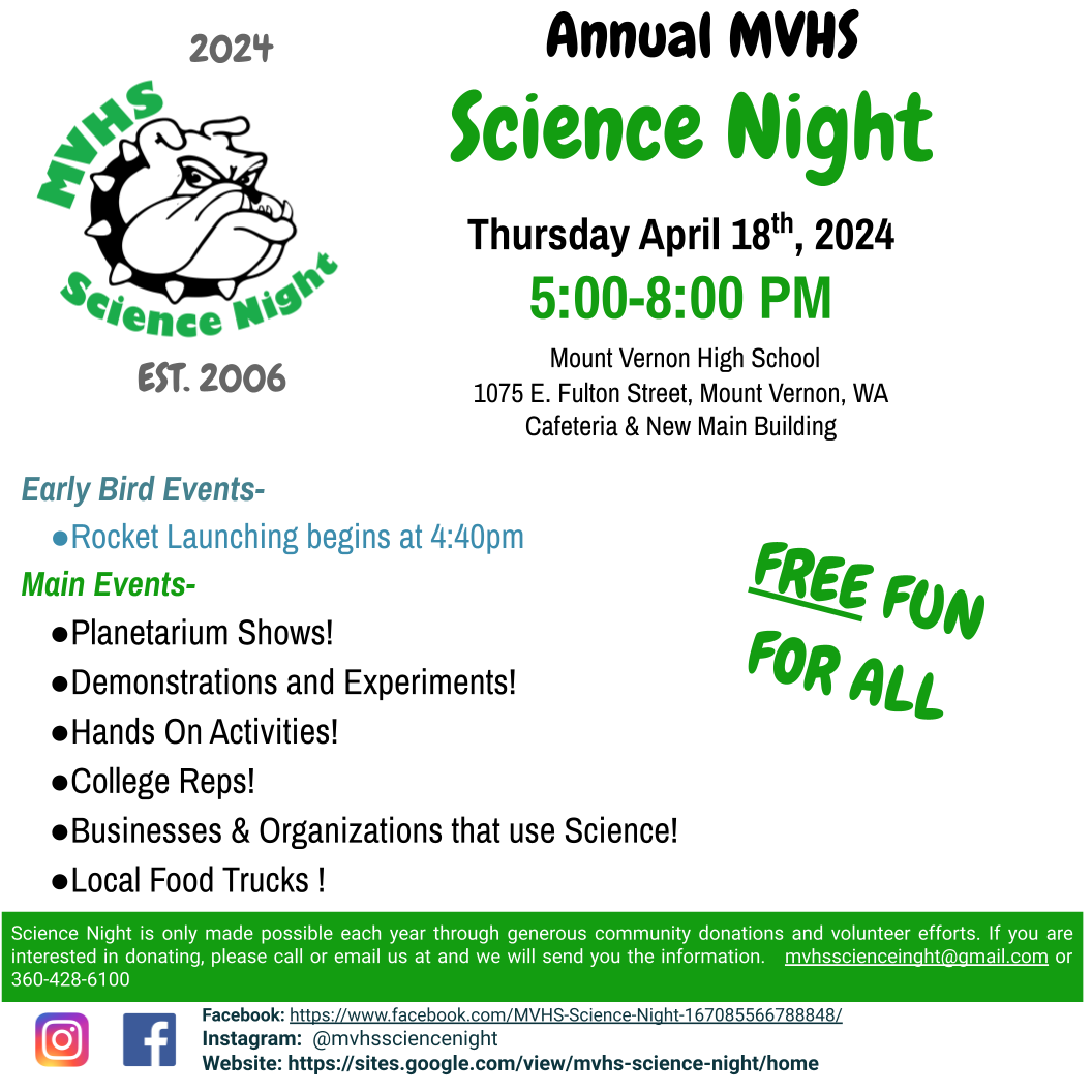 Science Night information