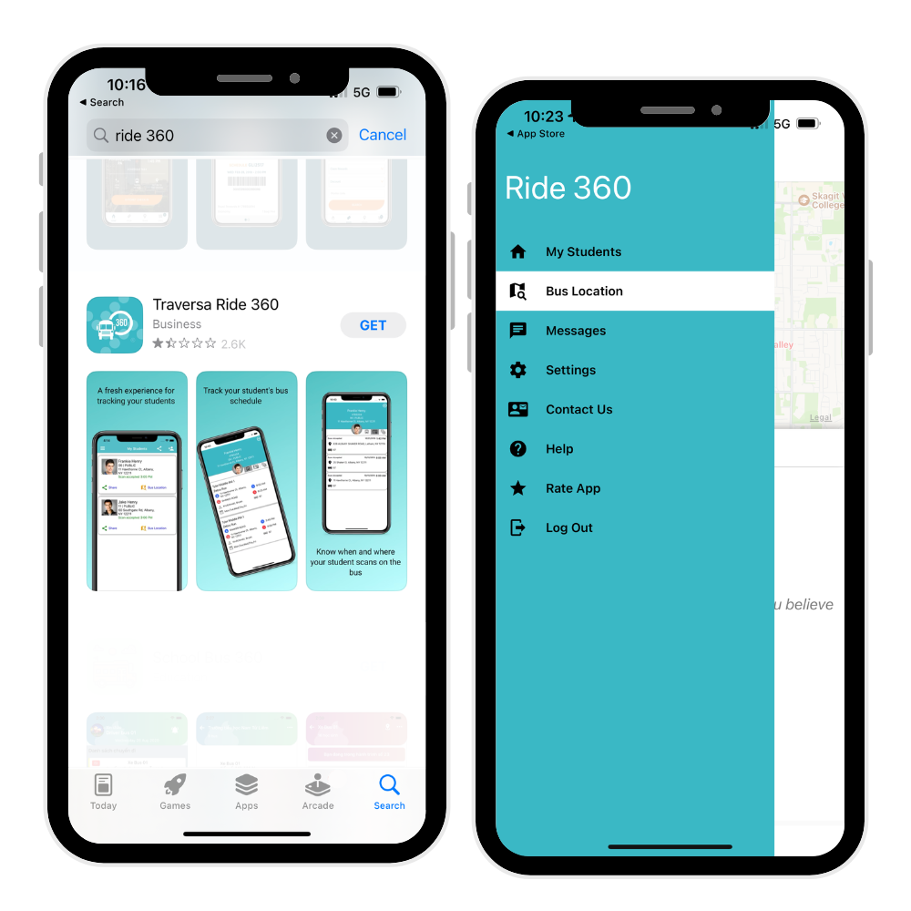 Picture of Ride 360 app