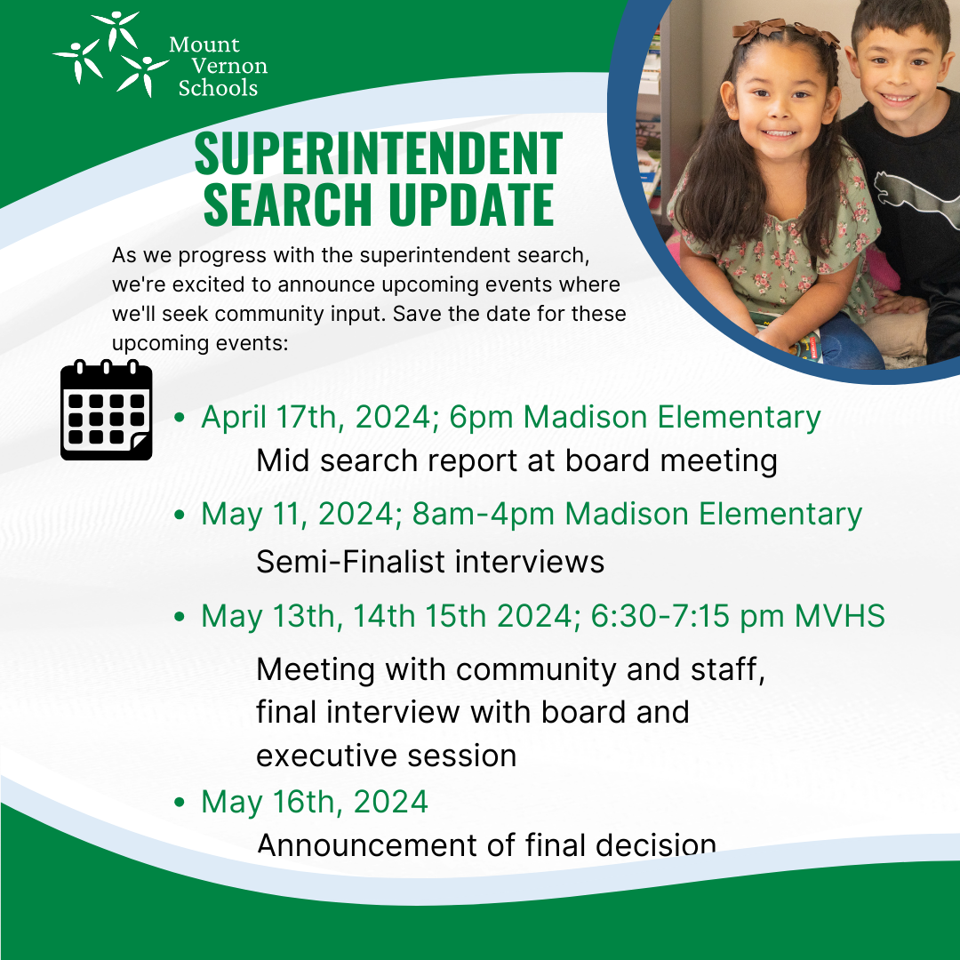 information on superintendent search
