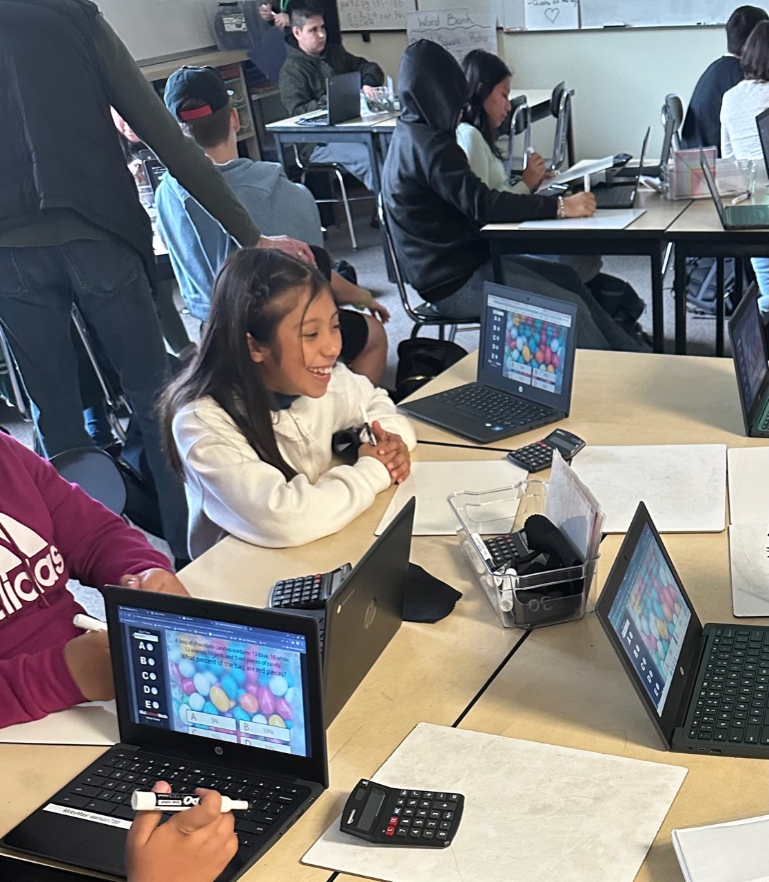 Students in classroom