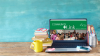 Community Link newsletter on a laptop
